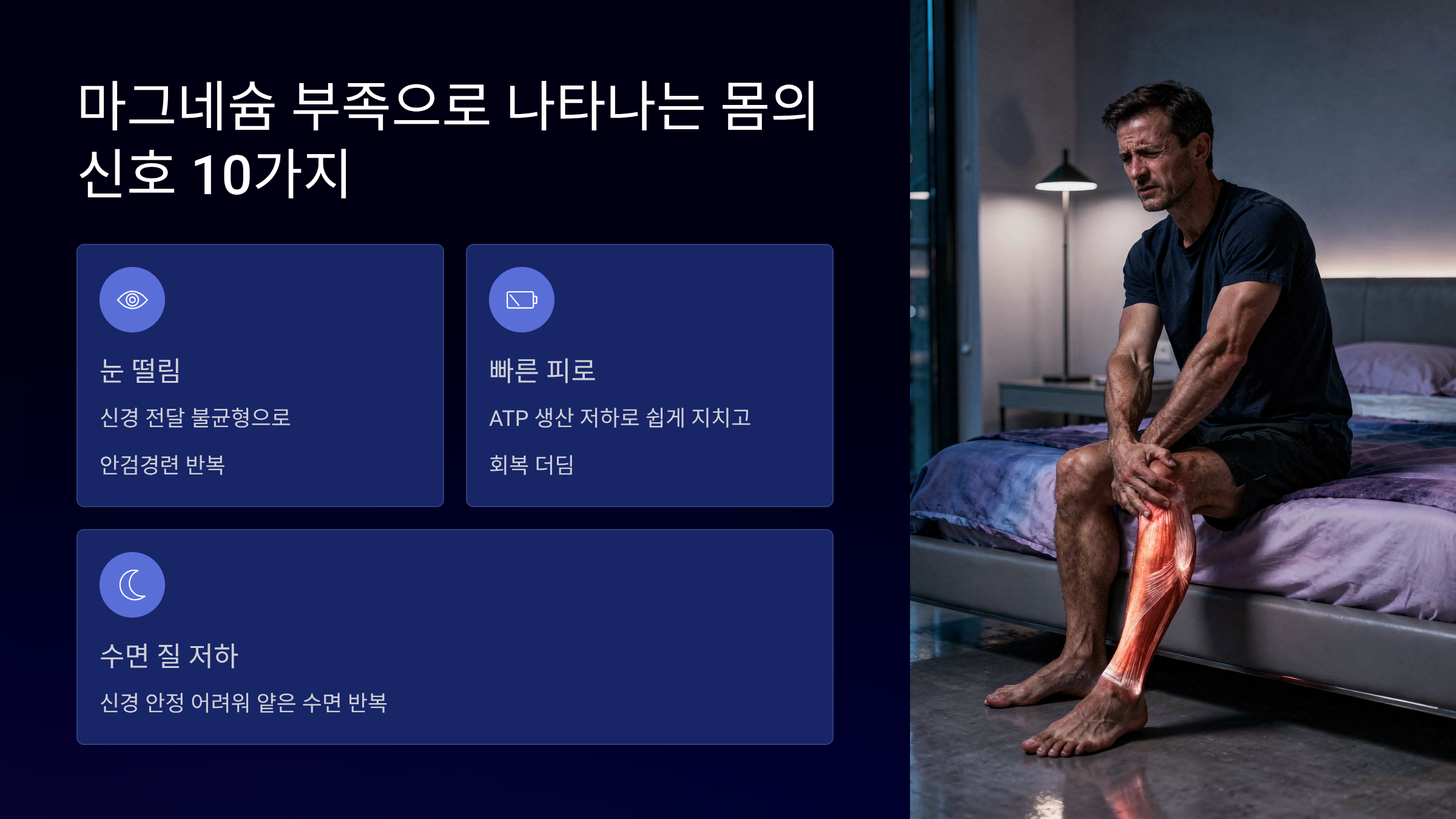 마그네슘 부족현상 10가지