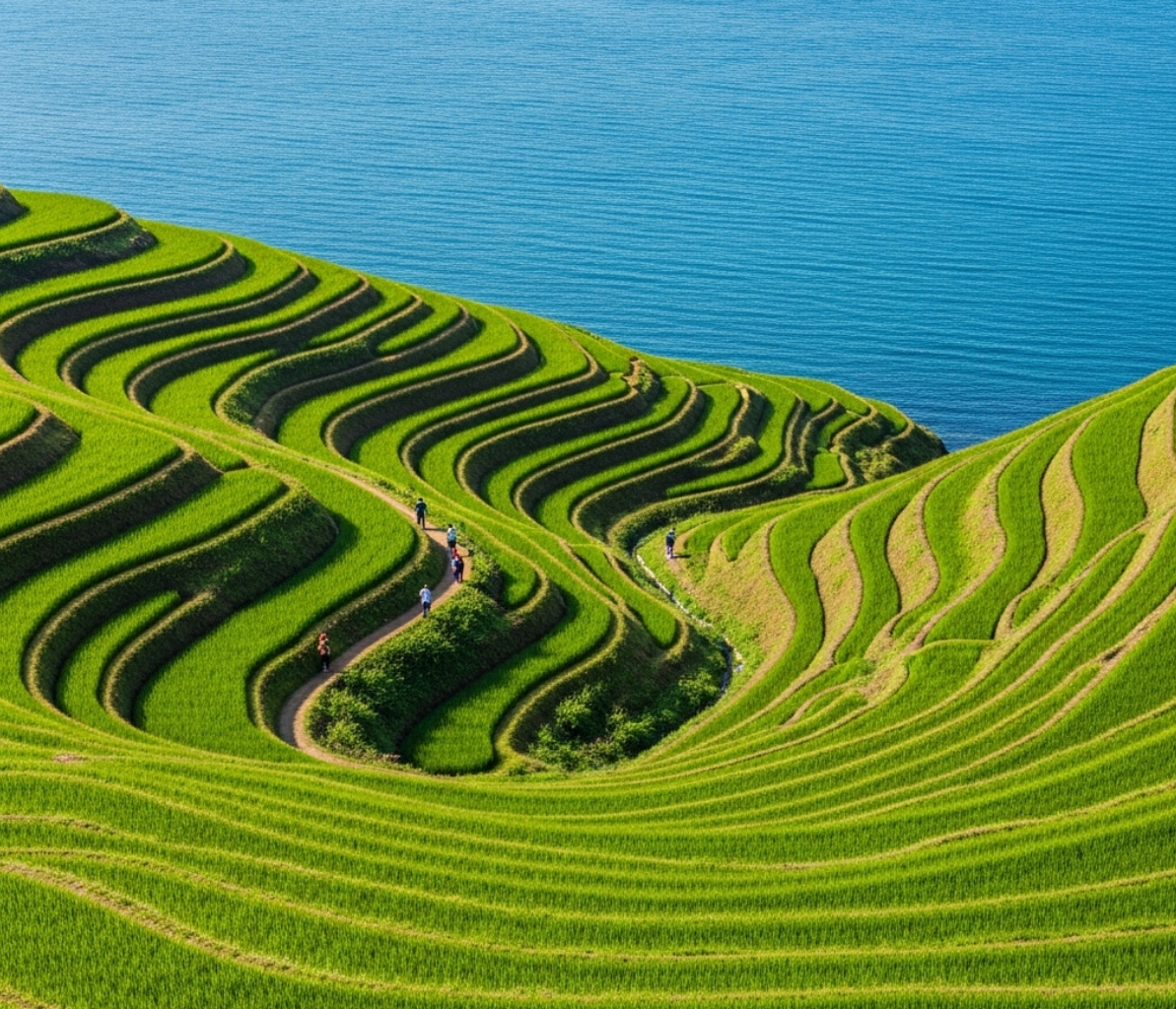 자연이 빚어낸 예술, 남해 다랭이마을