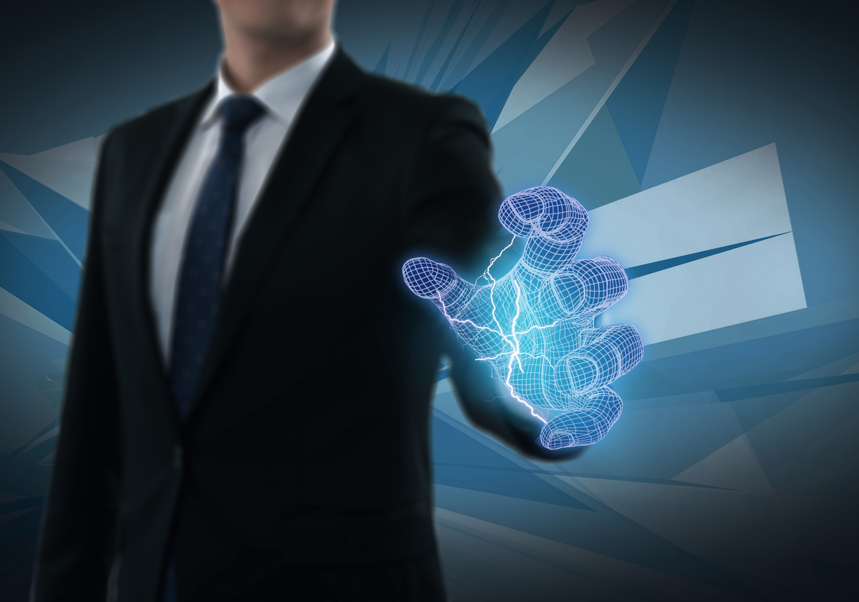 사이버 손 이미지