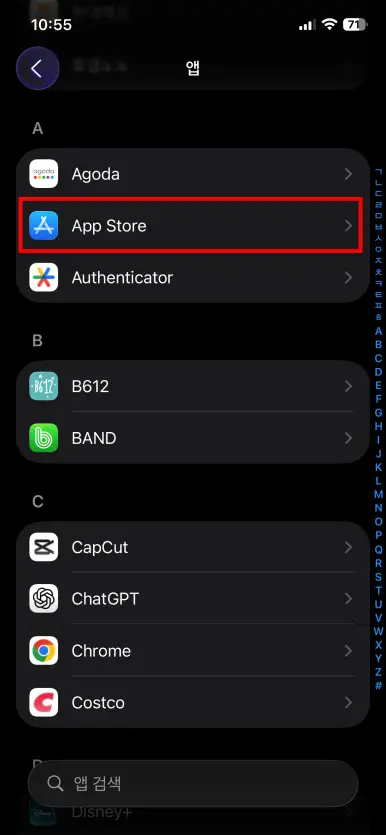 아이폰 앱스토어