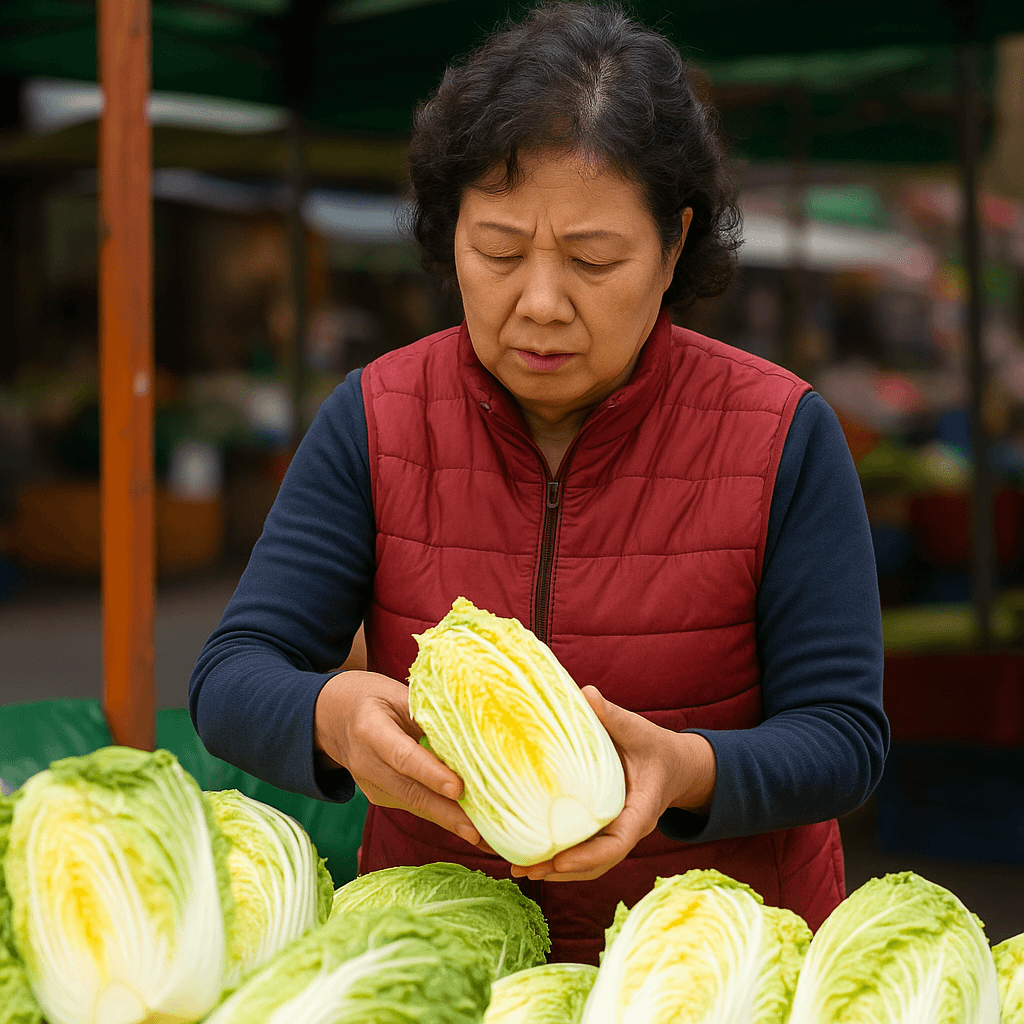 김장 김치 배추 고르기 - 사진