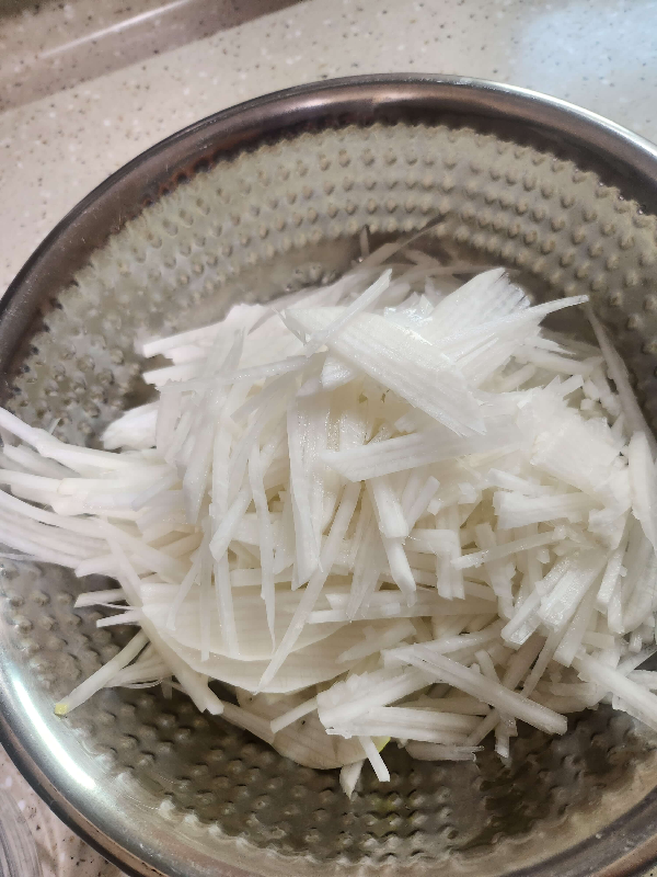 무생채만드는법