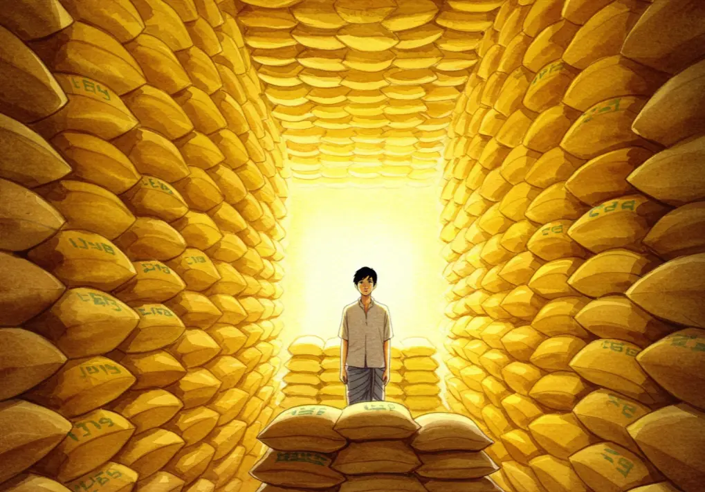 쌀가마니를 보는 꿈