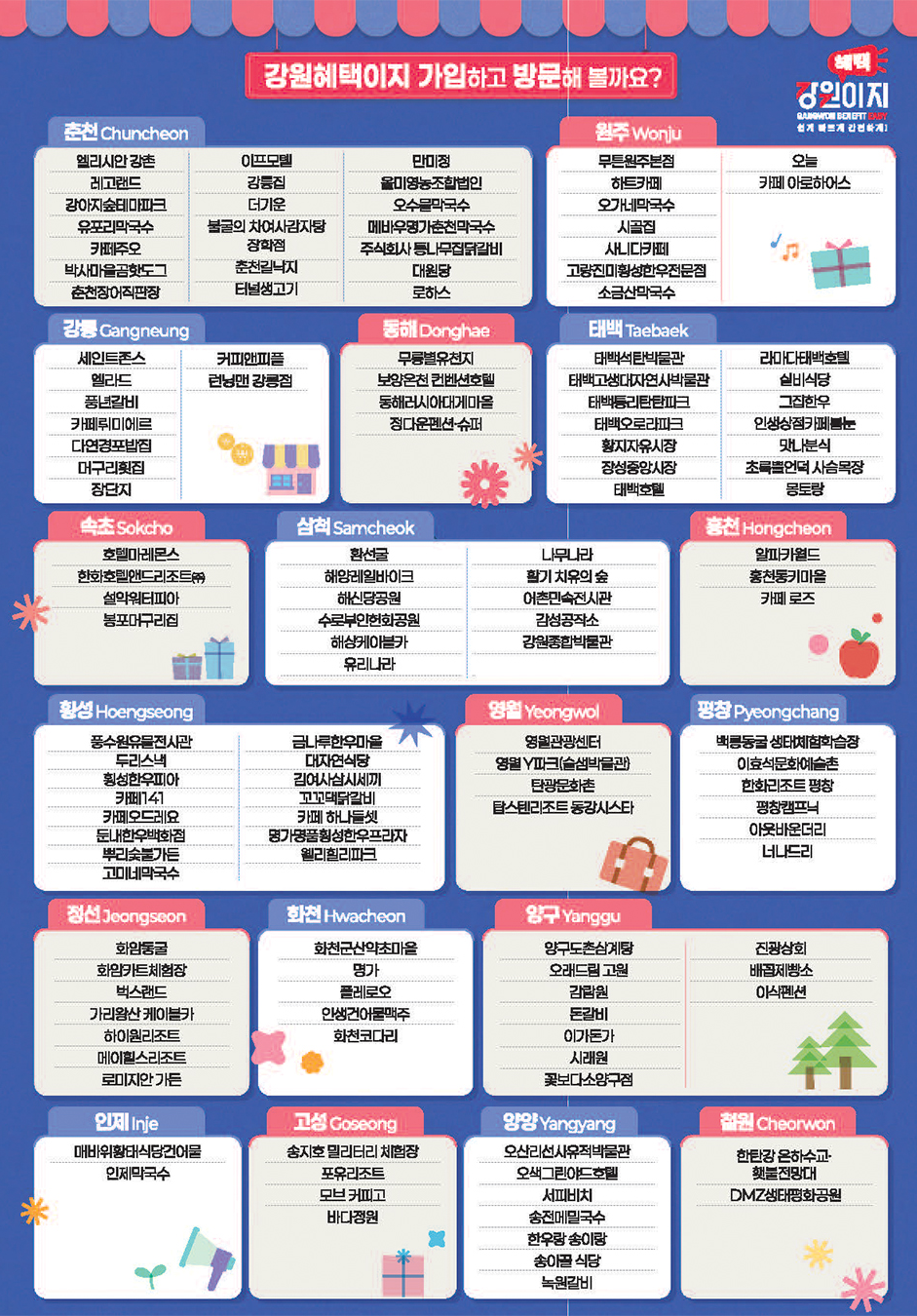 강원생활도민증 할인 사용처 사진