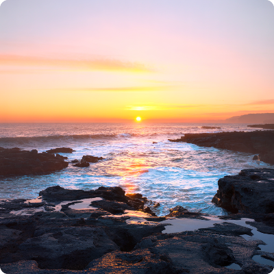 제주도 새해 일출 해돋이 명소 가상 이미지