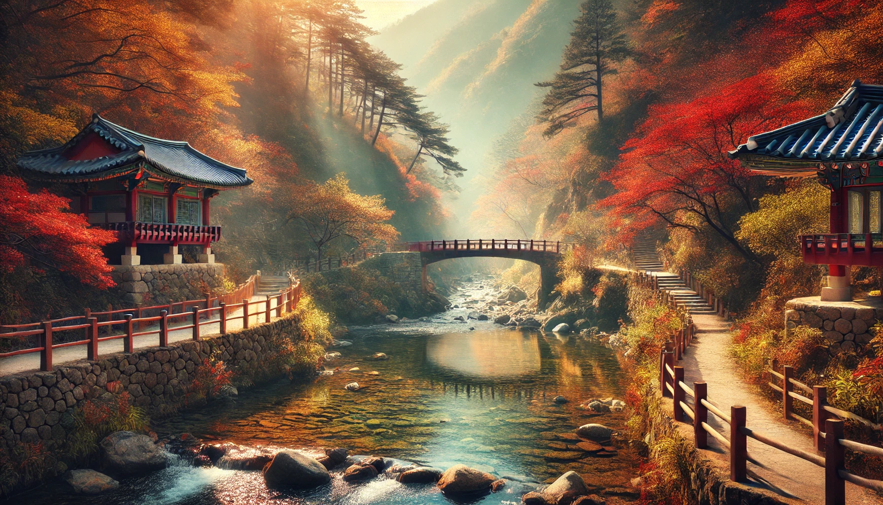 불영사 계곡길 이미지 사진