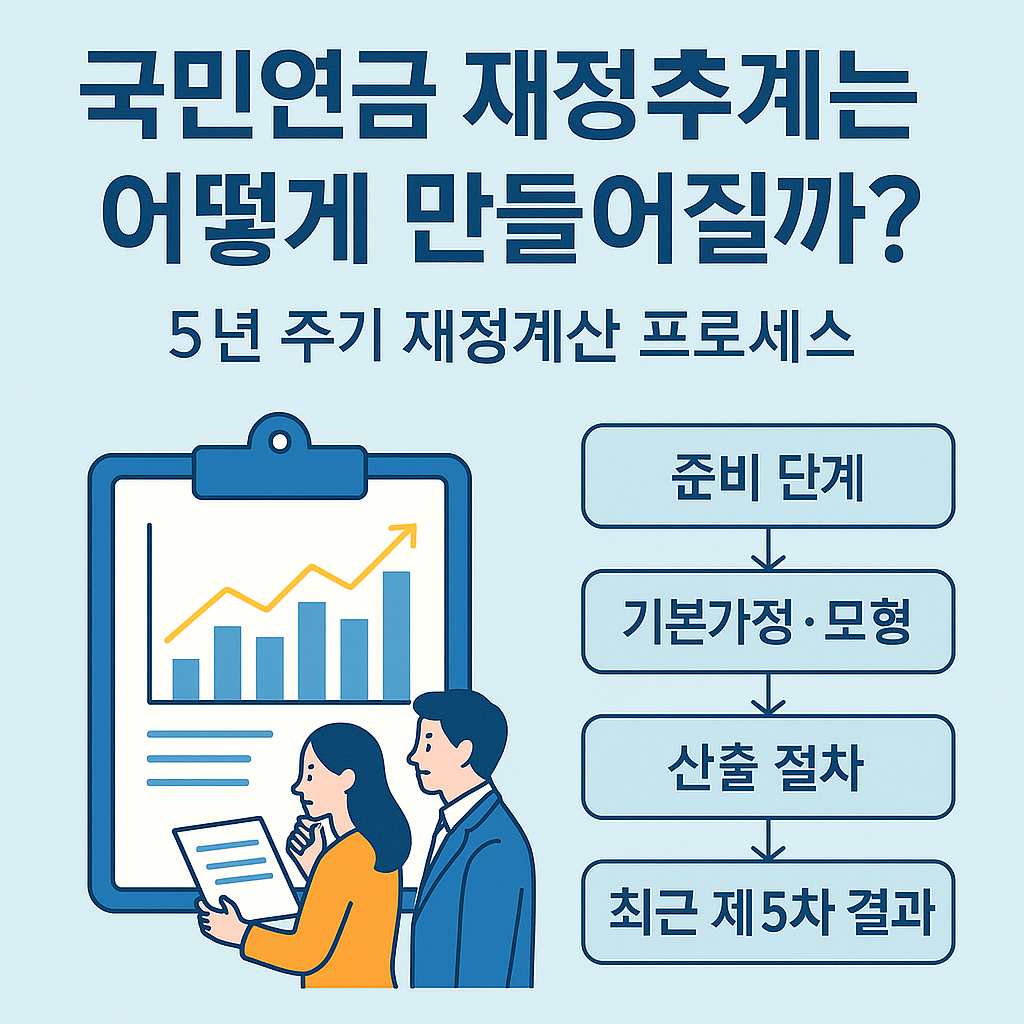 5년마다 확인하는 국민연금 재정건전성 ❘ 재정추계 프로세스 완전 해설