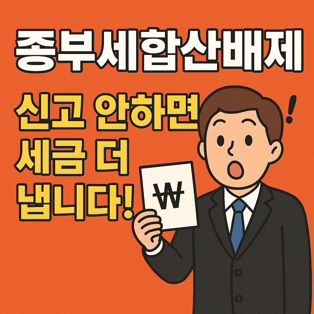 2025년 9월 16일부터!!!! 종부세 합산배제 신청!!! 지금바로 확인하세요~!