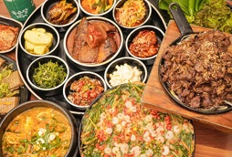 14첩숯불고기정식