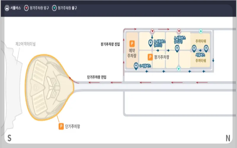 인천공항 주차장 제2여객터미널