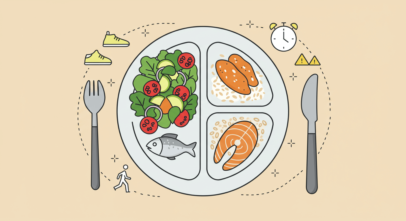 "여름철 혈당 조절을 위한 식사 습관"에 대한 이미지입니다.