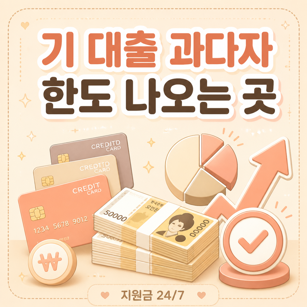 기 대출 과다자 한도 나오는 곳 01