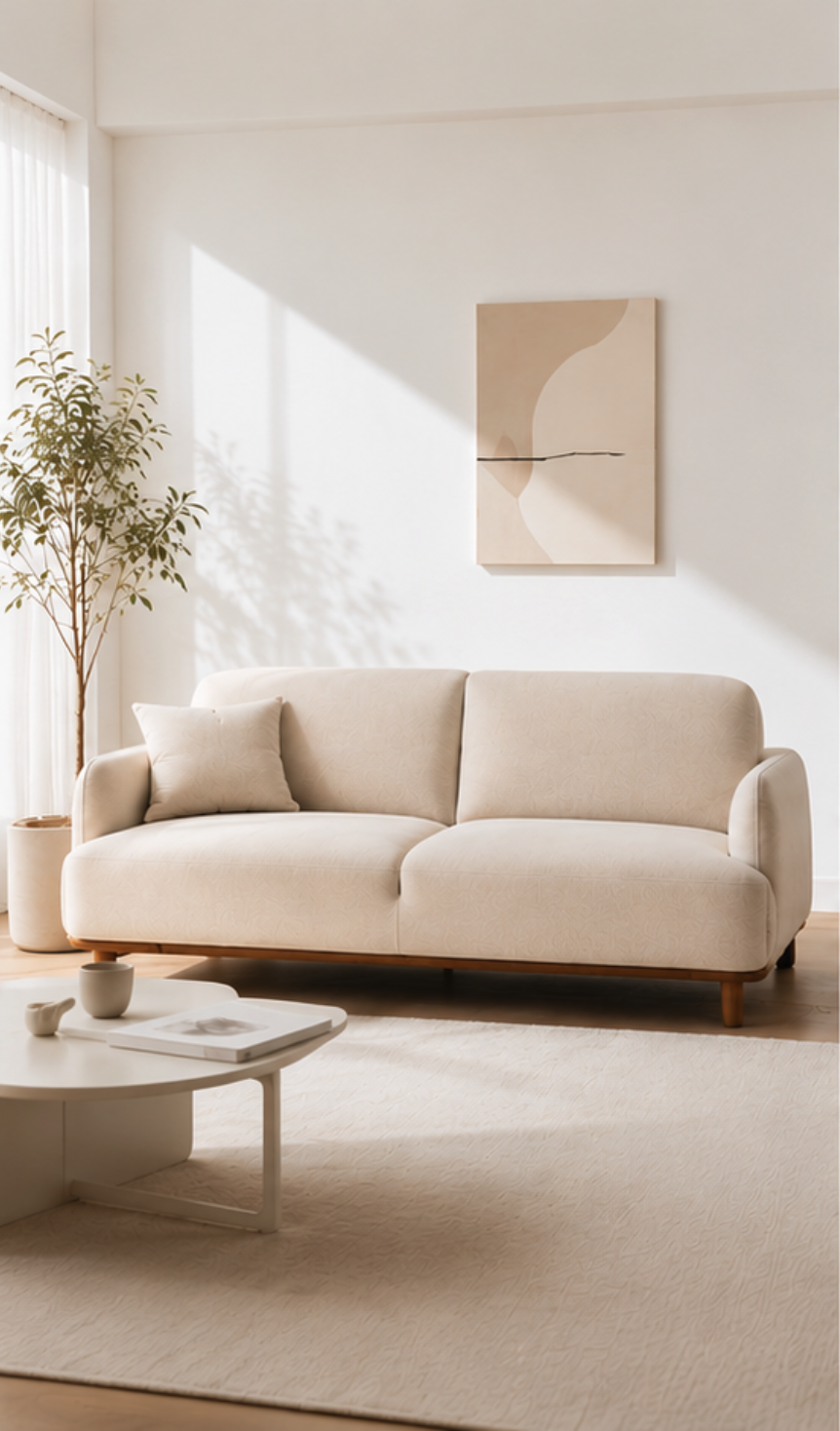 How the same furniture creates a different first impression depending on the setting