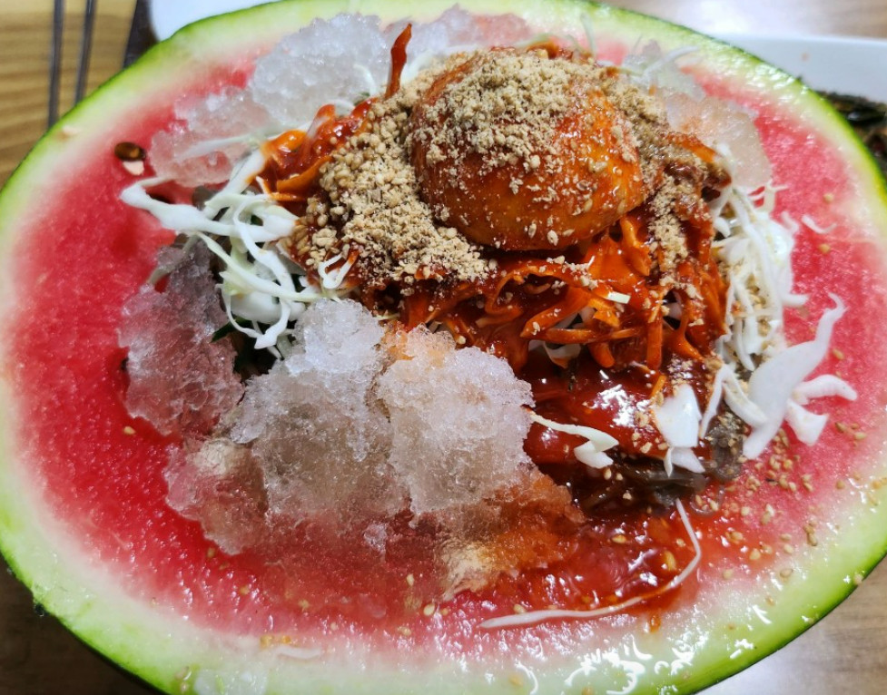 굿모닝대한민국 인천 수박냉면