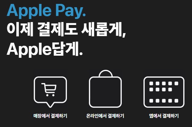 애플페이 사용법 - 아이폰/애플워치, 매장/온라인/앱