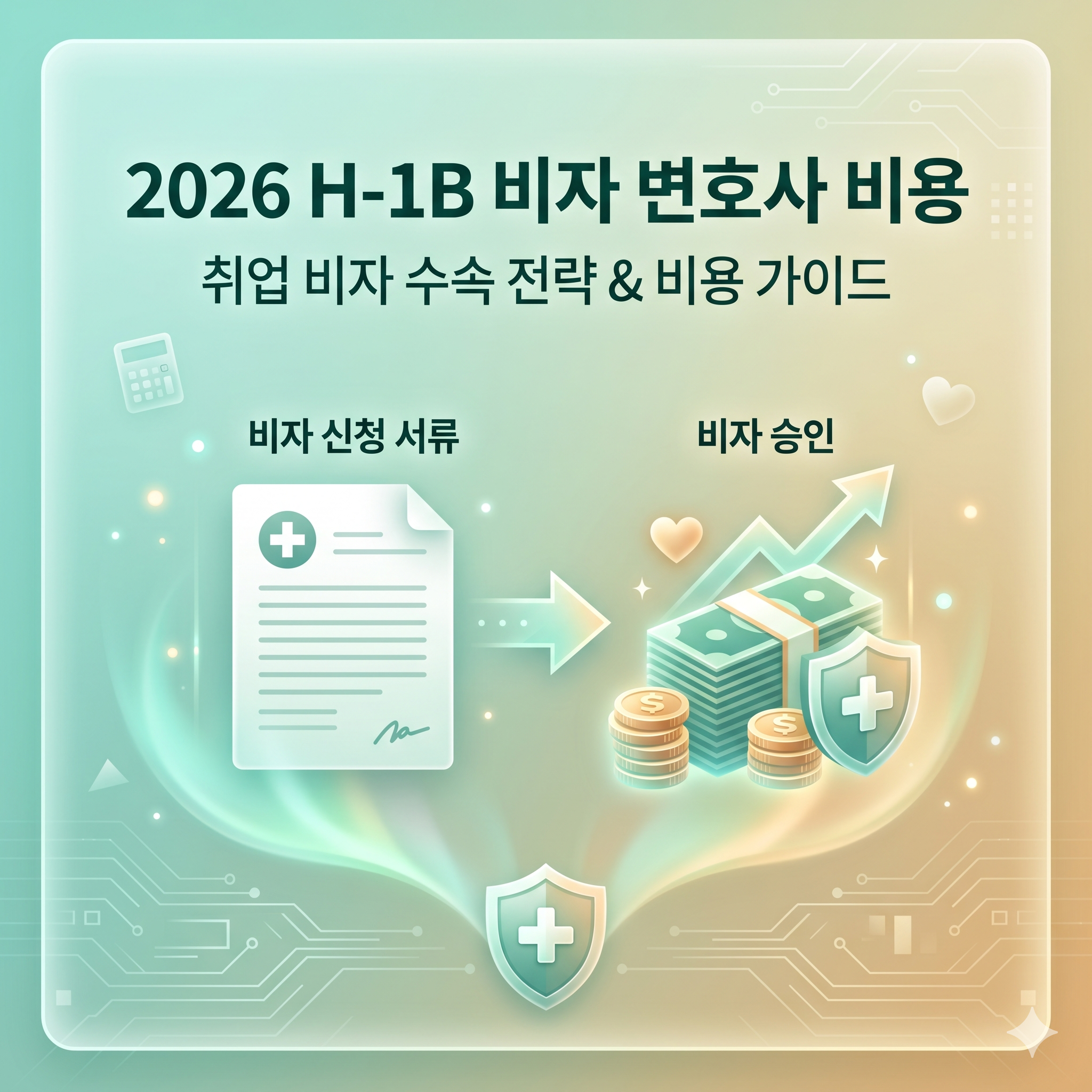 2026 H-1B 비자 변호사 비용 가이드 및 취업 비자 승인 전략 대표 이미지