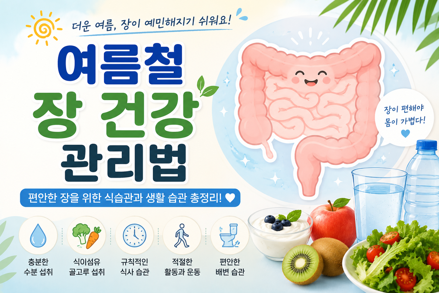 여름철 장 건강 관리법