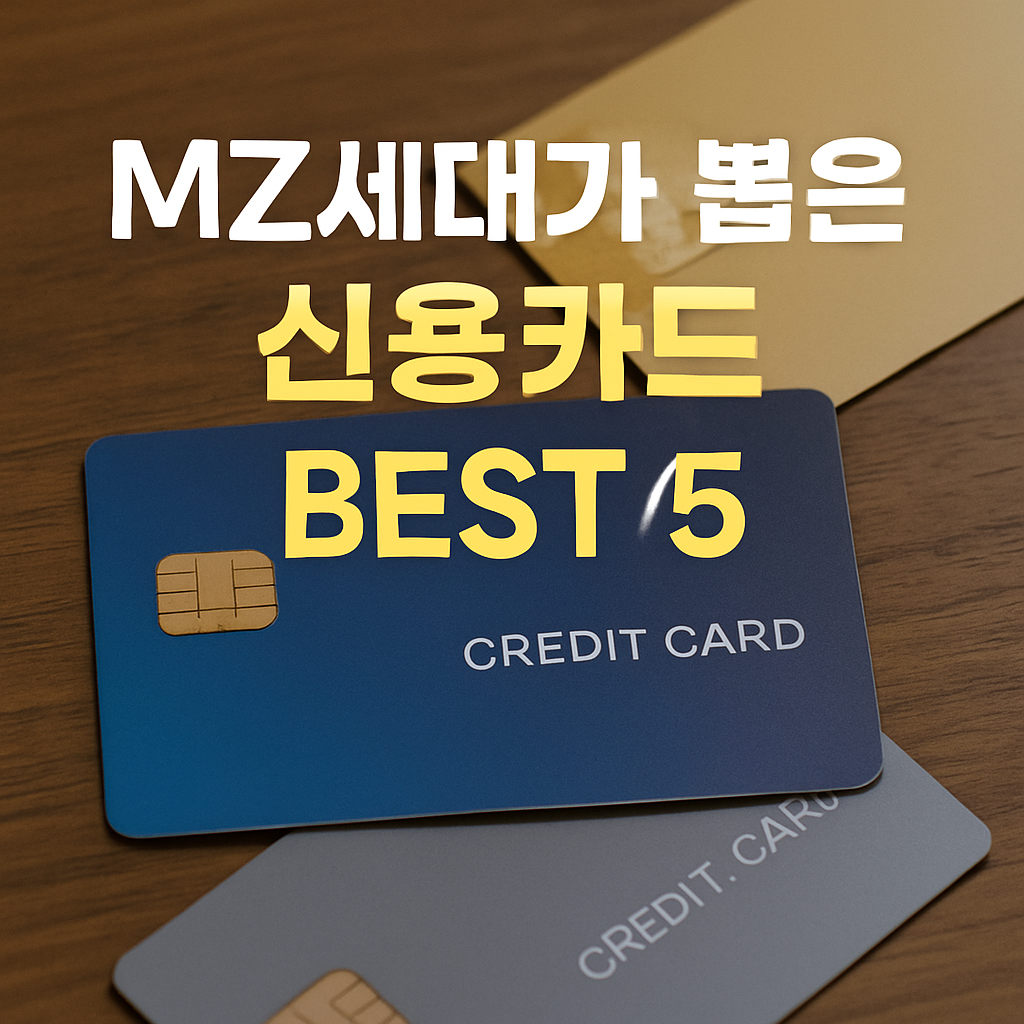 MZ세대가 뽑은 신용카드 BEST 5 (MZ, 트렌드, 카드)