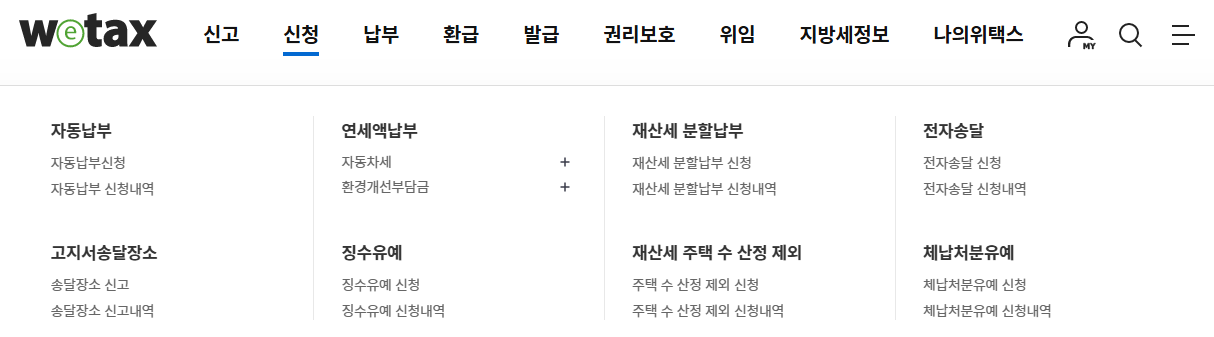 2025년 자동차세 연납신청