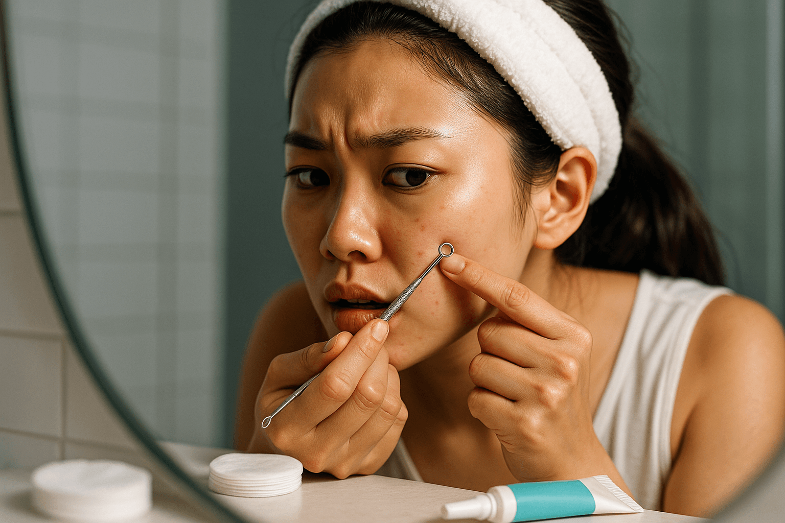 여드름 압출 어떻게 해야 할까? 압출 방법과 압출 후 관리법