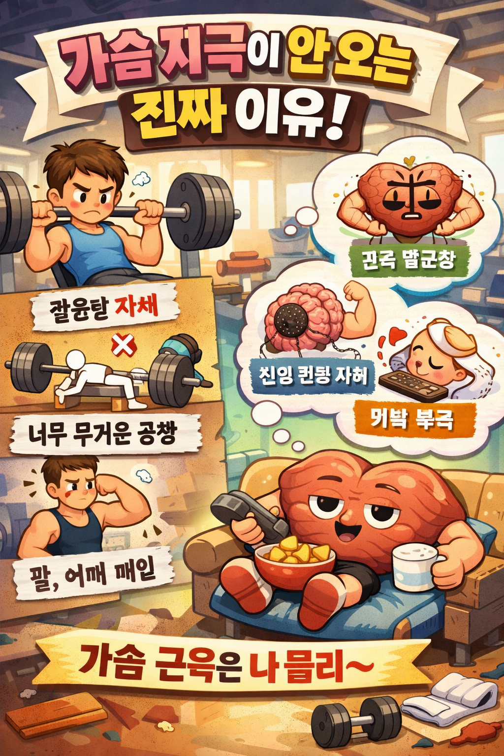 문제 원인: 가슴 자극이 안 오는 진짜 이유