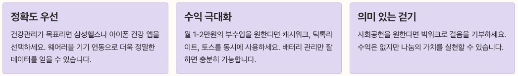 만보기 앱 시장 핵심 요약 정리