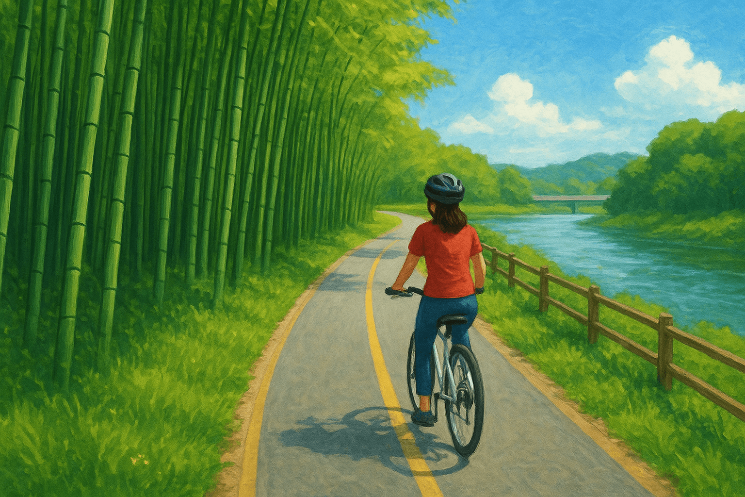 울산 태화강 십리대숲 자전거 투어