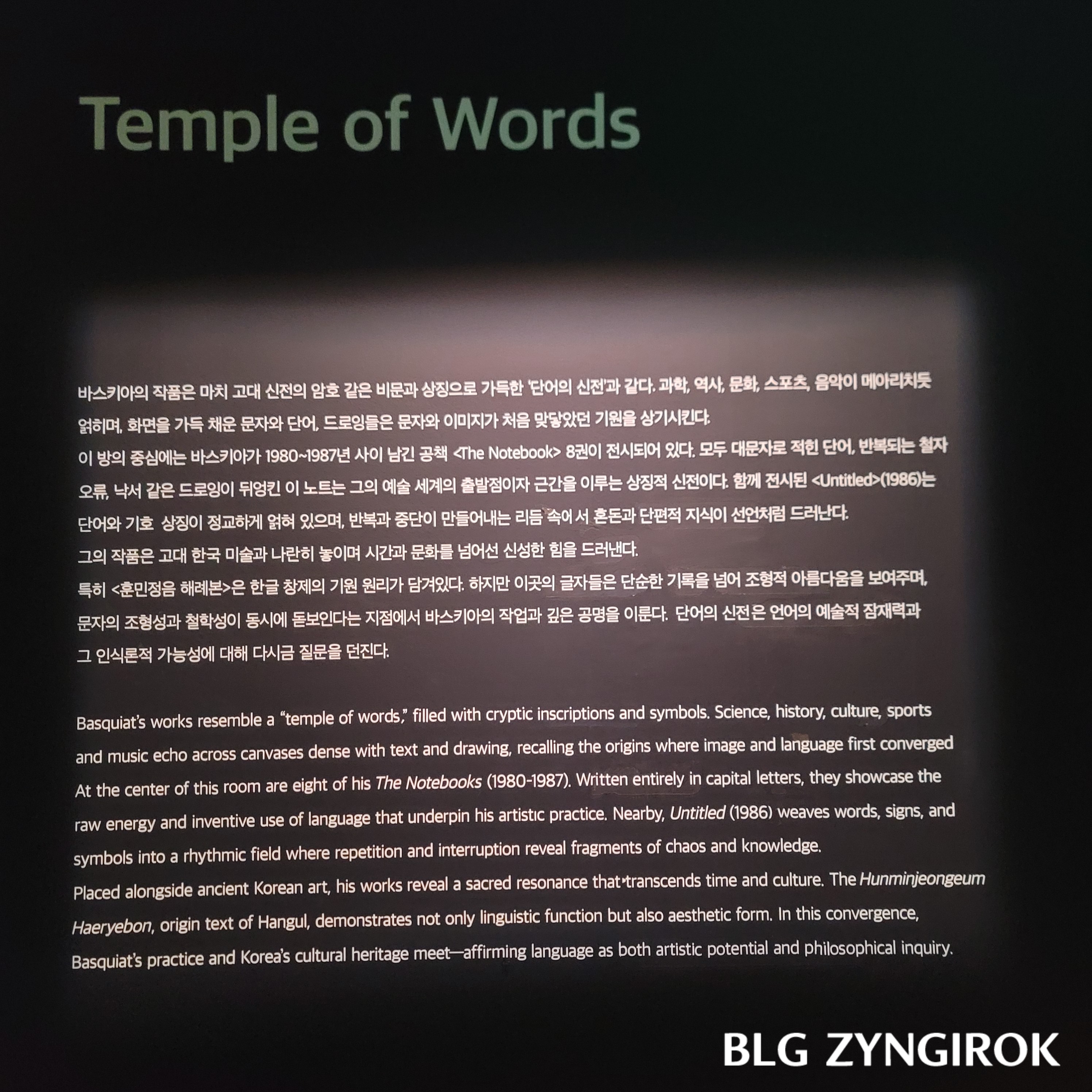 장미셀 바스키아 - 과거와 미래를 잇는 상징적 기호들