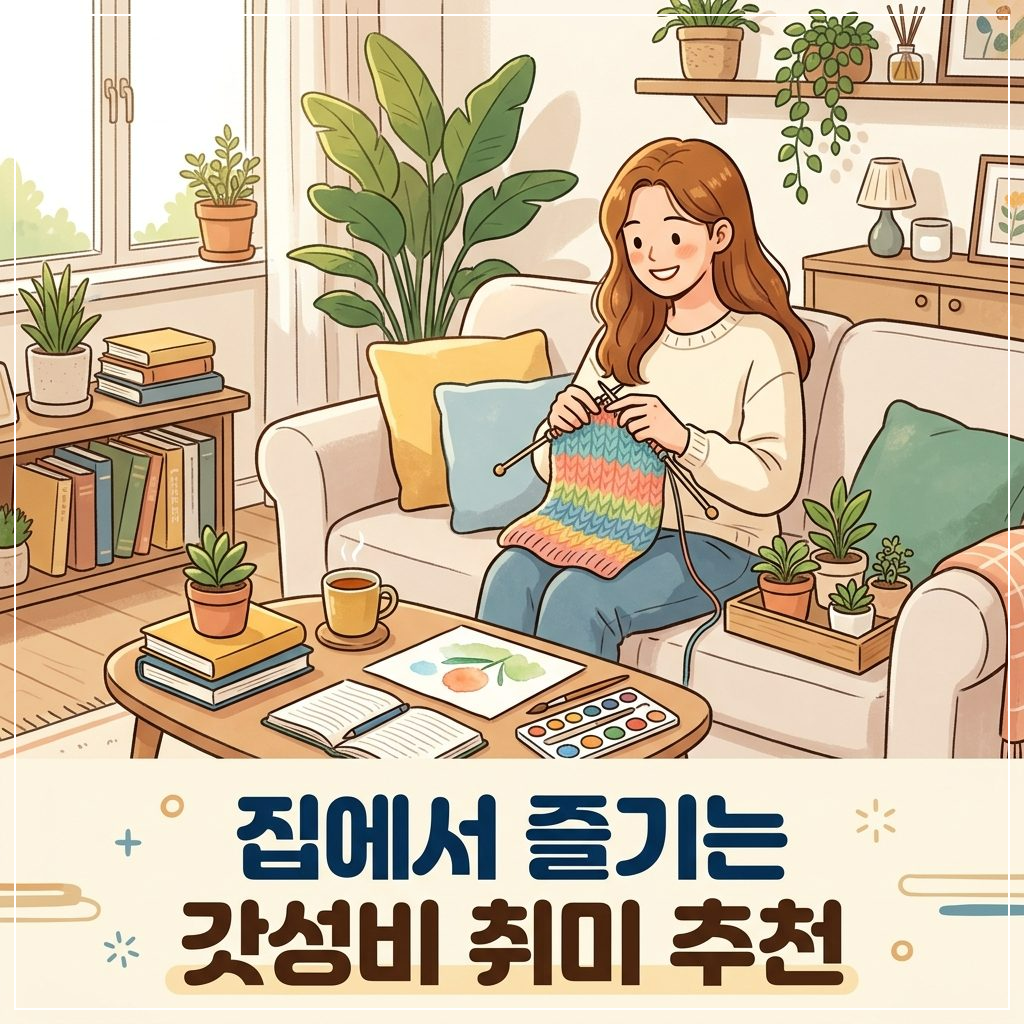 집에서돈아끼는취미