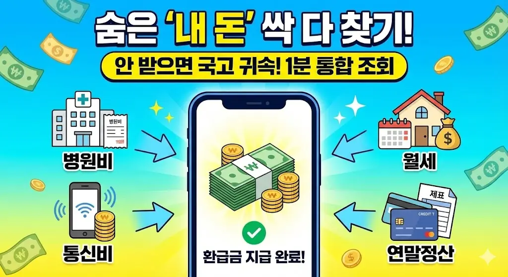 통신비 미환급금 조회