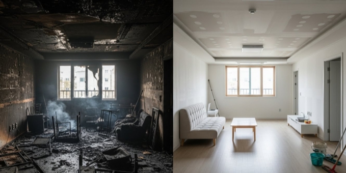 영암 화재청소 전문업체