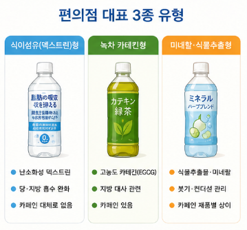 일본살빠지는물-편의점-부작용-카페인-임산부-효과