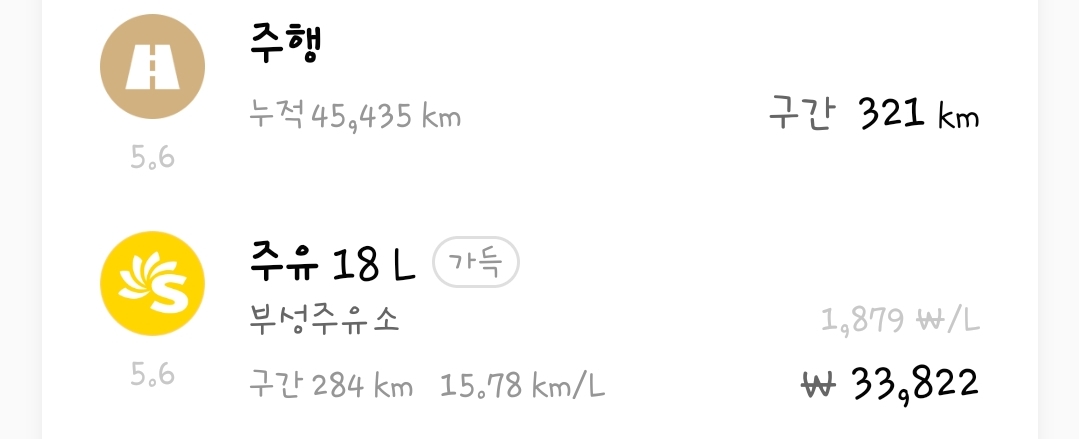 주행거리