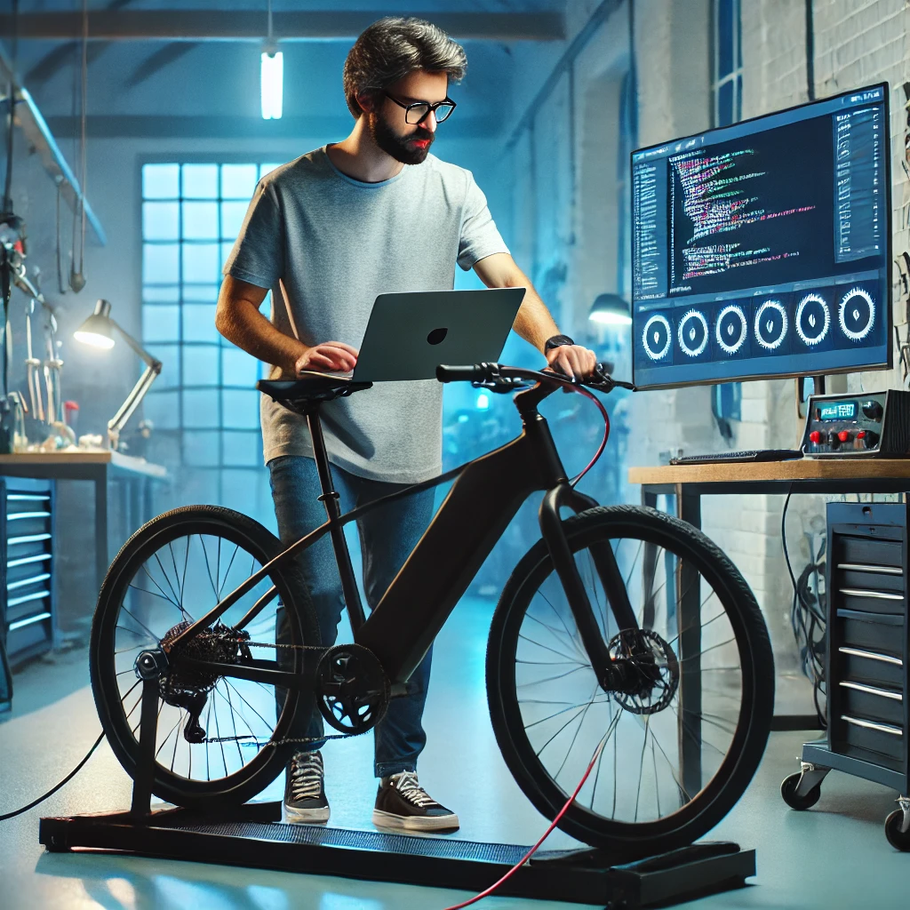 전기자전거 개발 사진