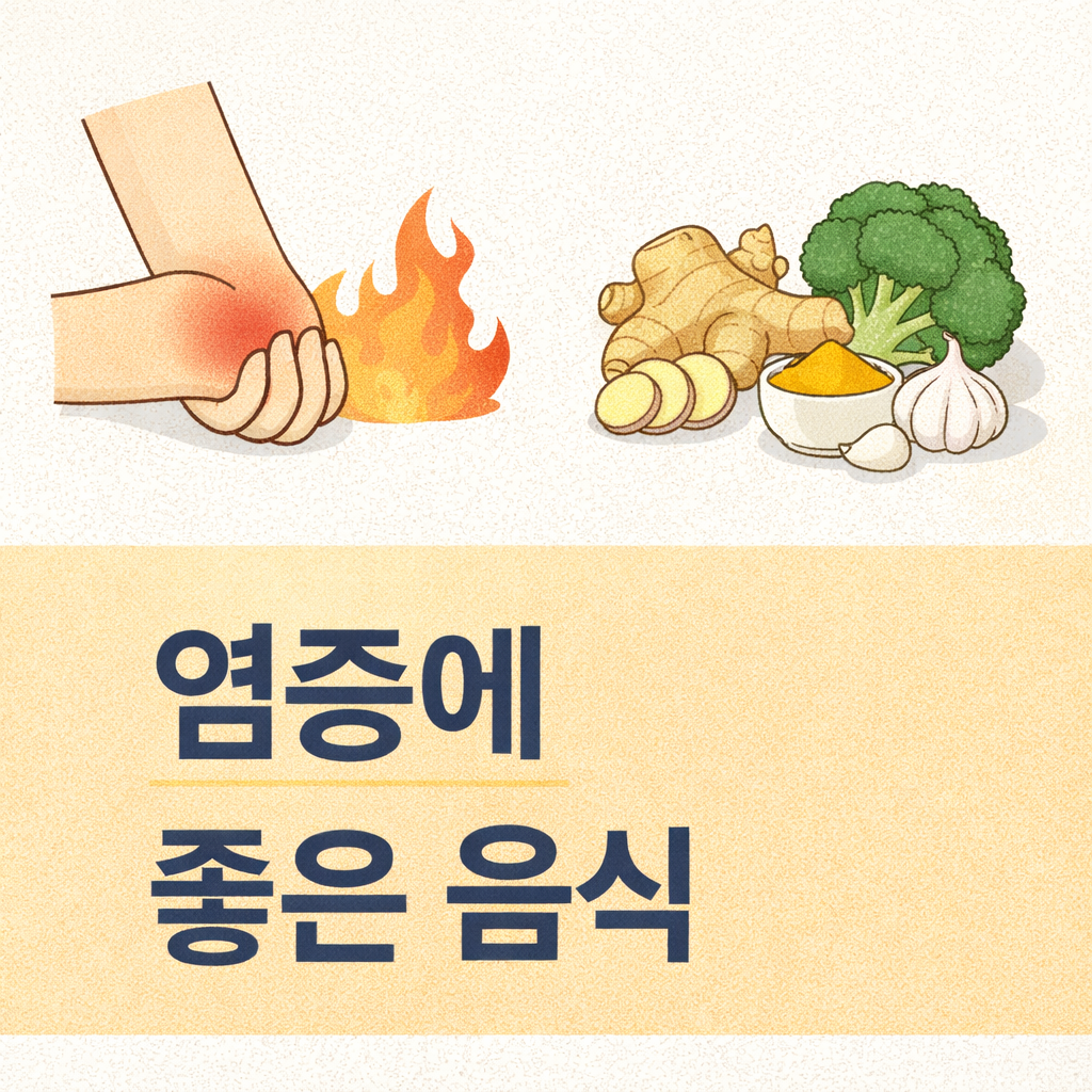 염증에 좋은 음식과 적정 섭취량 썸네일 이미지
