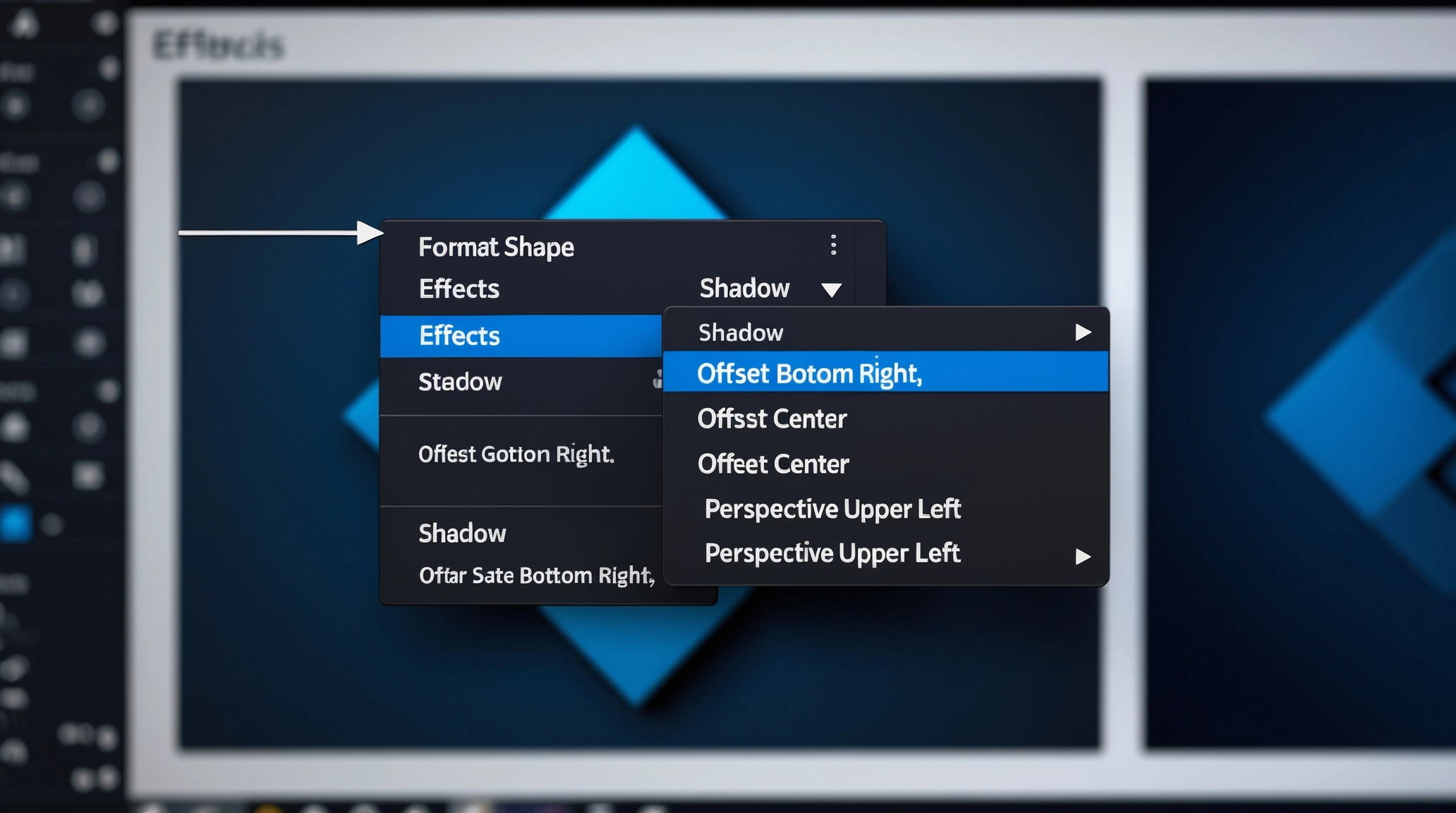 파워포인트그림자효과