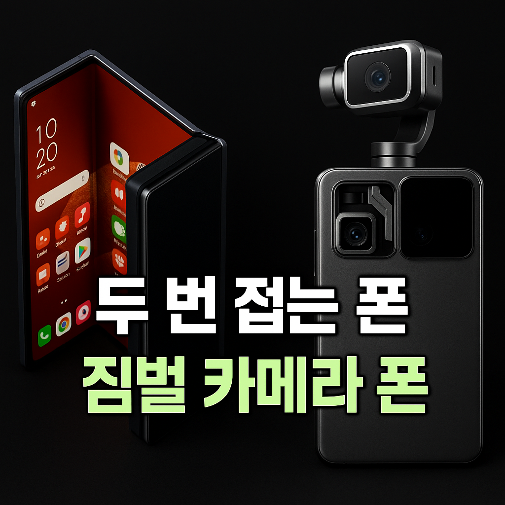 인폴딩폰과 짐벌 카메라폰