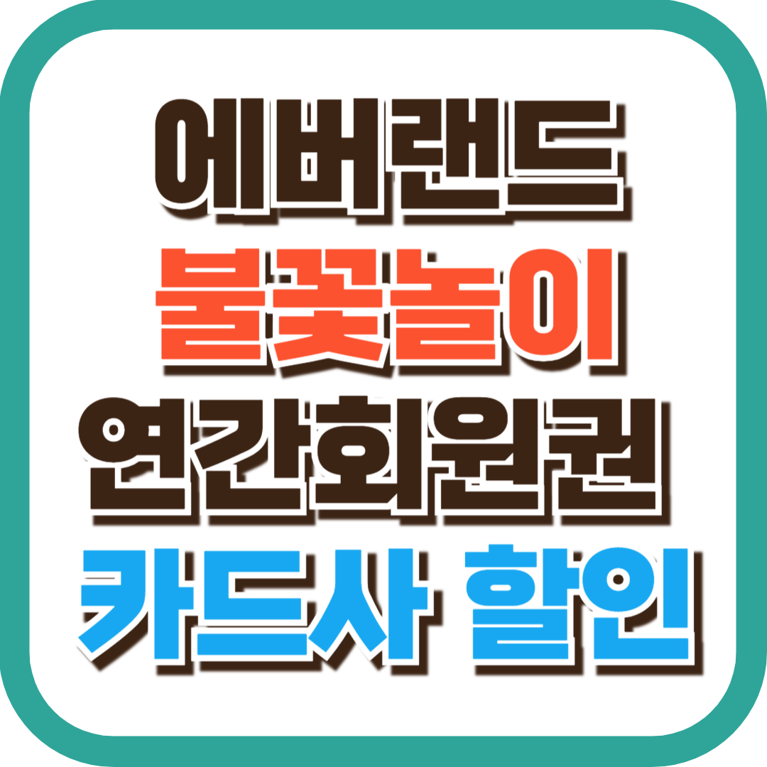 에버랜드 불꽃놀이