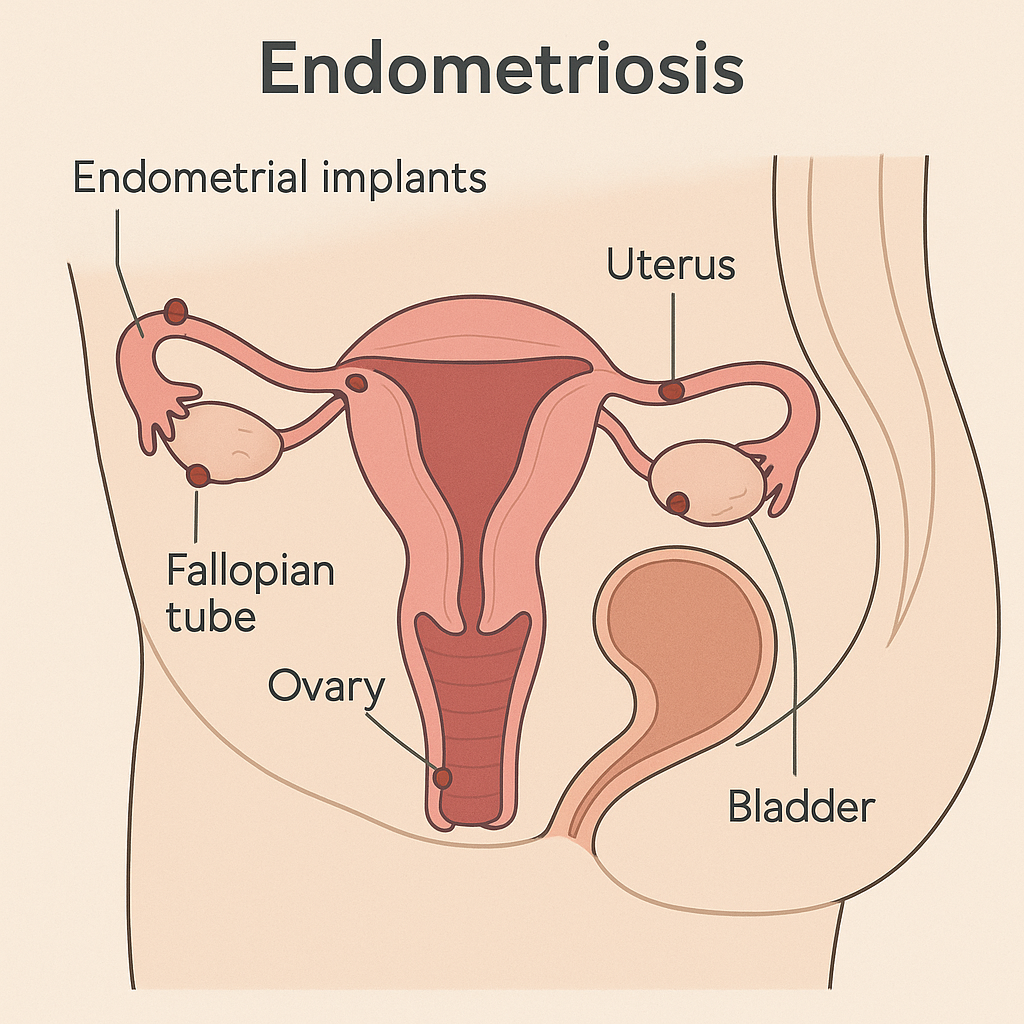 자궁내막증, 점점 심해지는 생리통과 난임의 숨은 원인