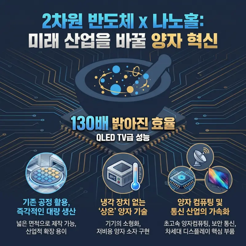 상온 양자광원 산업 활용 전망과 2차원 반도체 확장성