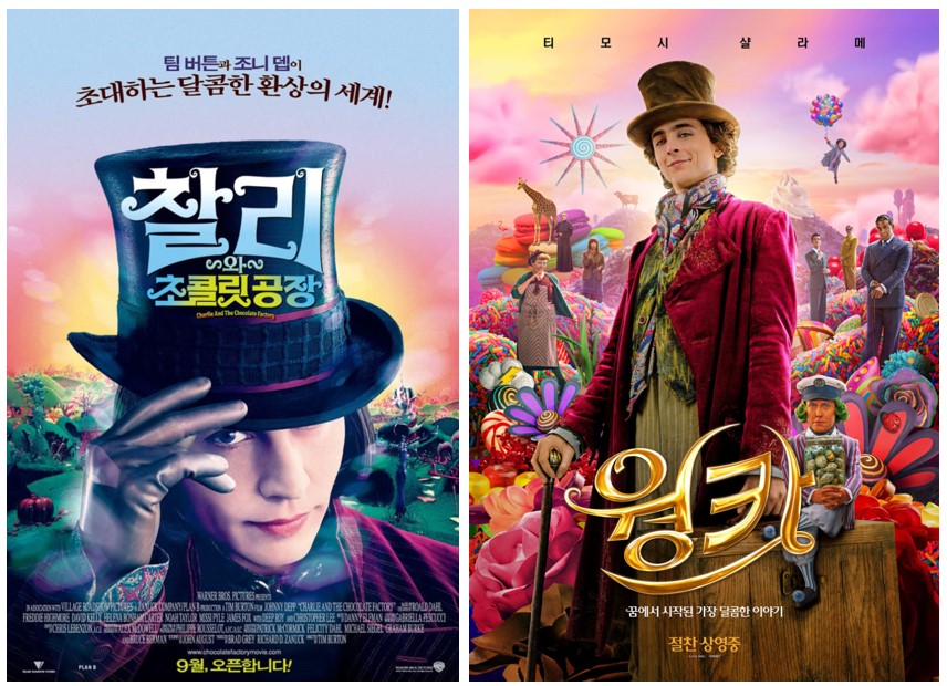 찰리와 초콜릿공장, 윙카 영화 포스터