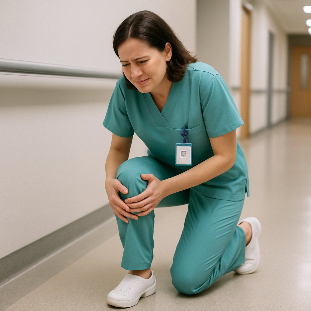 간호조무사가 겪기 쉬운 무릎 관절 통증