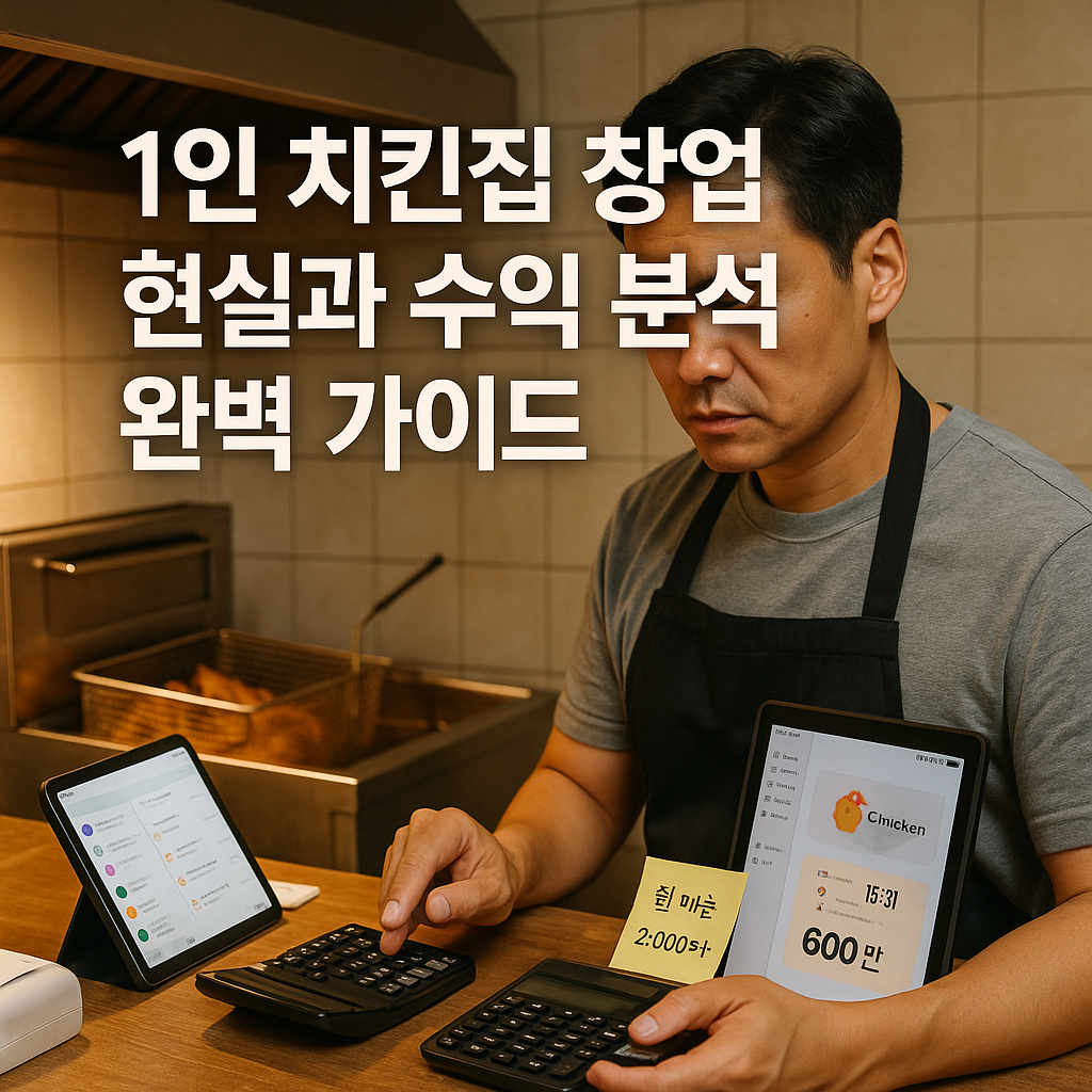1인 치킨집 창업 현실과 수익 분석 완벽 가이드