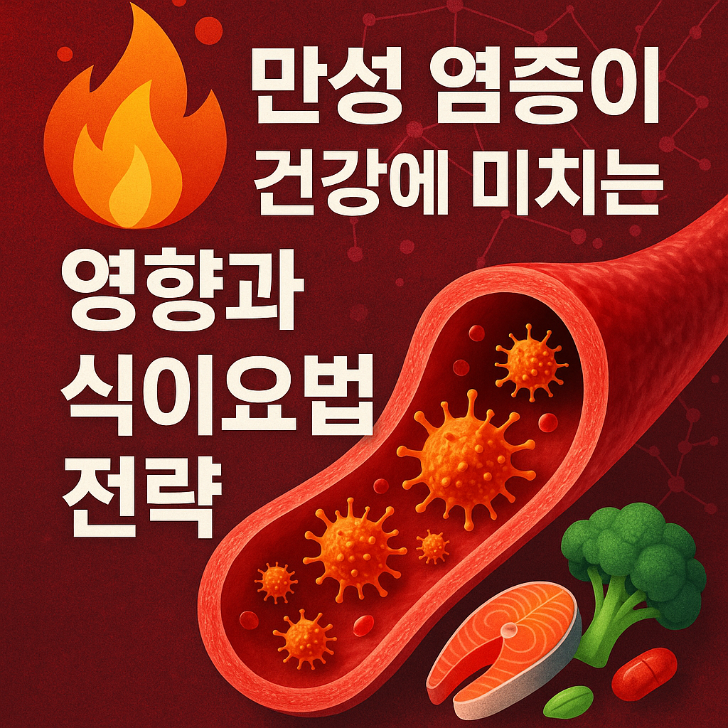 만성 염증이 건강에 미치는 영향과 식이요법 전략