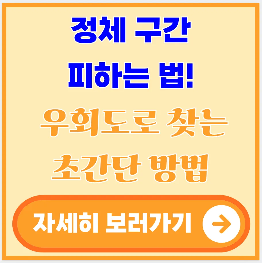 정체-구간-피하는-법