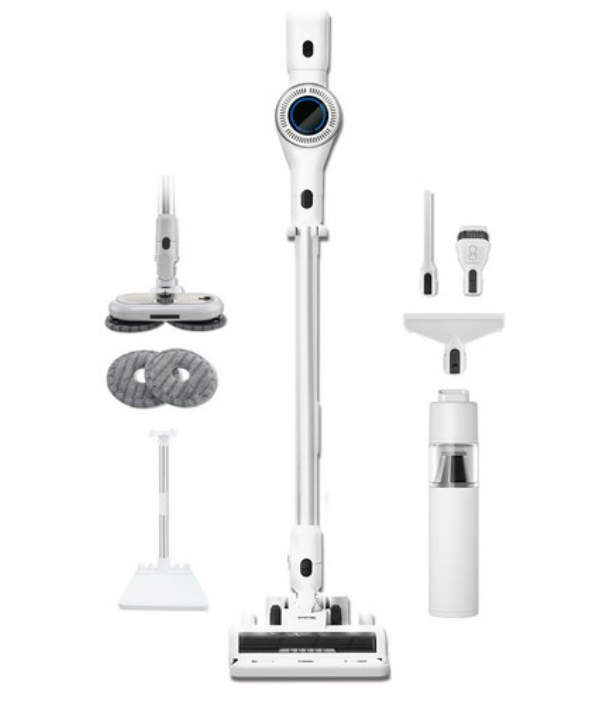 최신형 차이슨 무선 스틱 청소기 BLDC 진공청소기 + 물걸레 키트