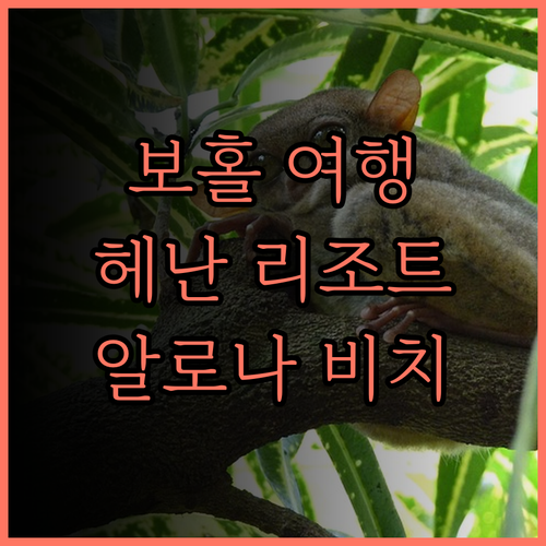 보홀 여행, 헤난 알로나 비치 리조트