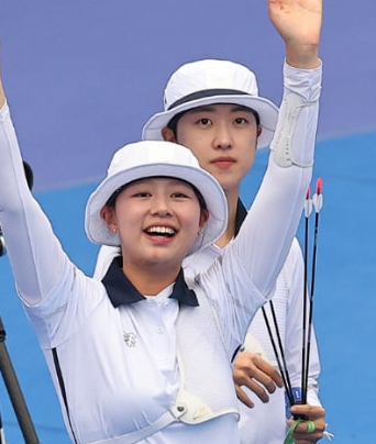 안산 선수와 임시현 선수