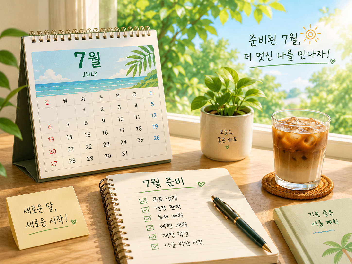 7월 주요 일정 체크