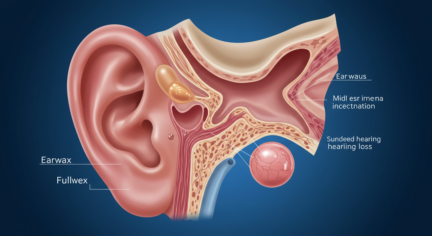 귀 먹먹함, 귀 울림, 돌발성 난청